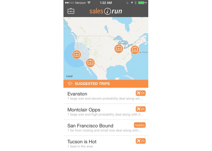 SalesRun – screenshot 1