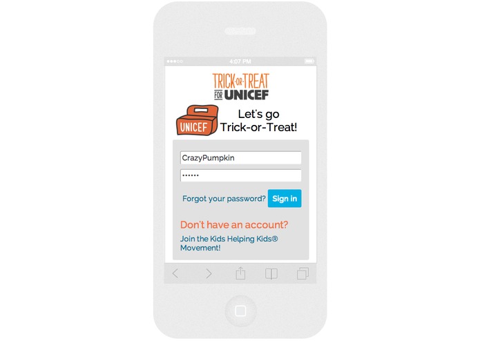 TOT4UNICEF App – screenshot 1
