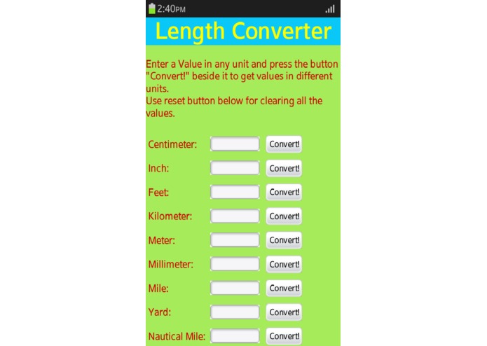 Length Converter – screenshot 1