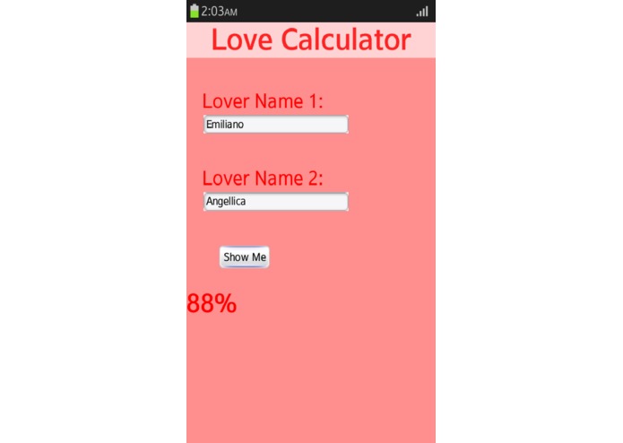 Love Calculator – screenshot 4