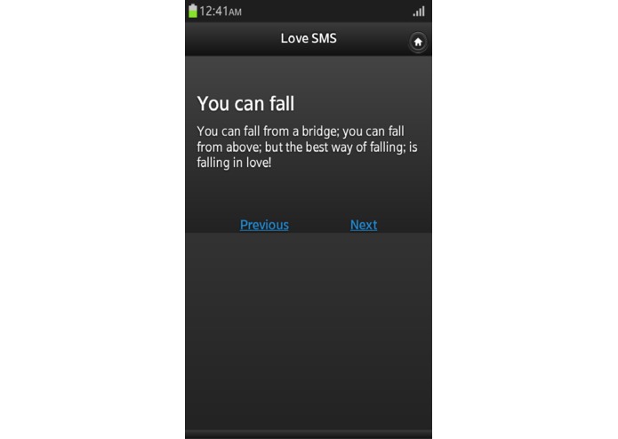 Love SMS – screenshot 2