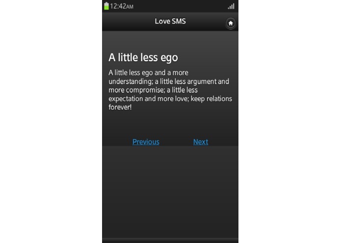 Love SMS – screenshot 4