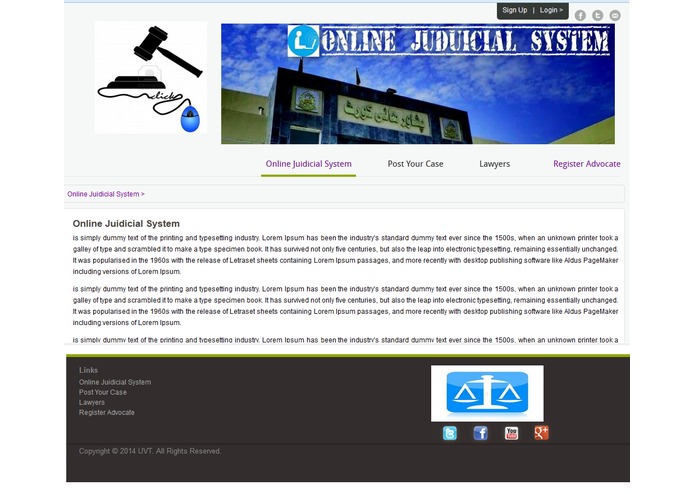 E-lawyers – screenshot 1