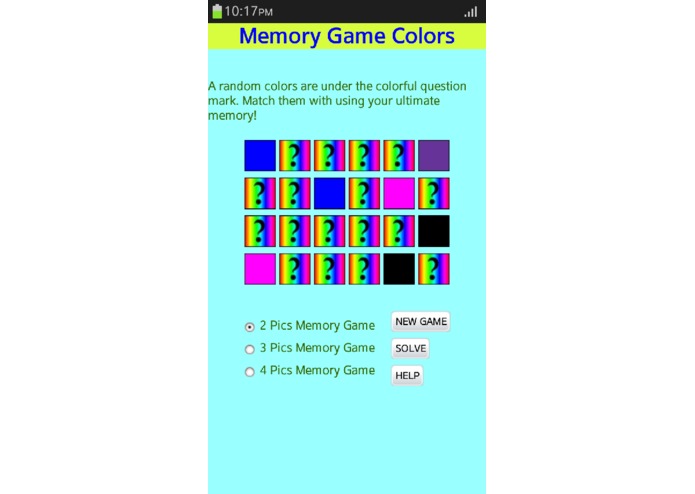Memory Game Colors – screenshot 2