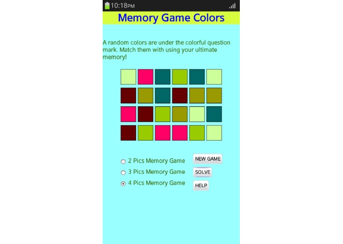 Memory Game Colors – screenshot 4