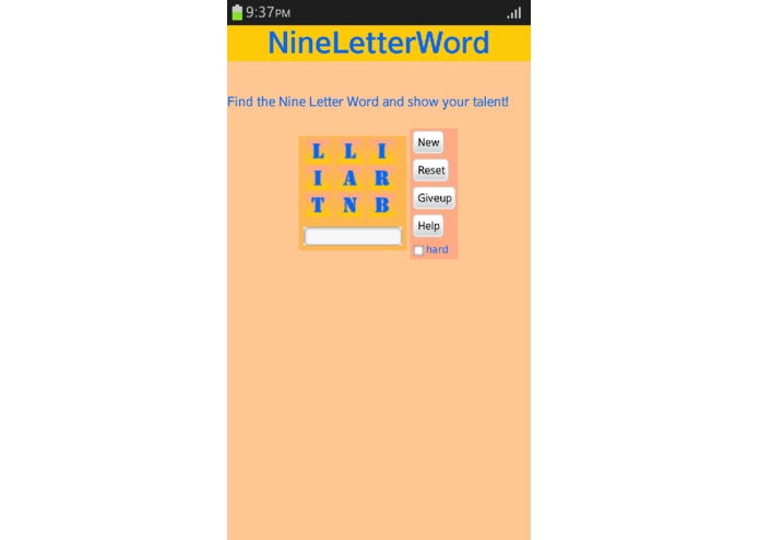 Nine Letter Word – screenshot 1