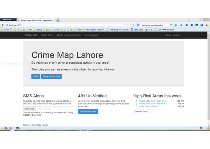 Crime Map Lahore – screenshot 1