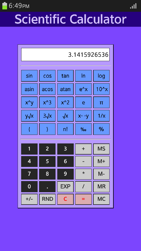Scientific Calculator | Devpost