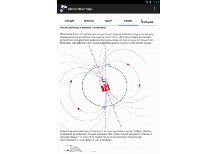 Magnetic Storm Forecast – screenshot 2