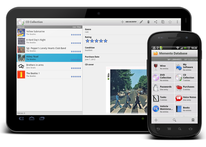 Memento Database – screenshot 1