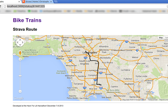Bike Trains Web Service