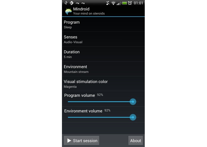 Mindroid – screenshot 2