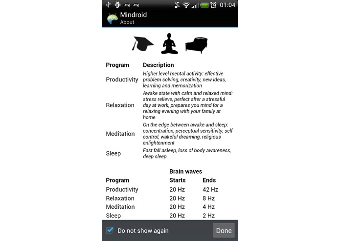 Mindroid – screenshot 3