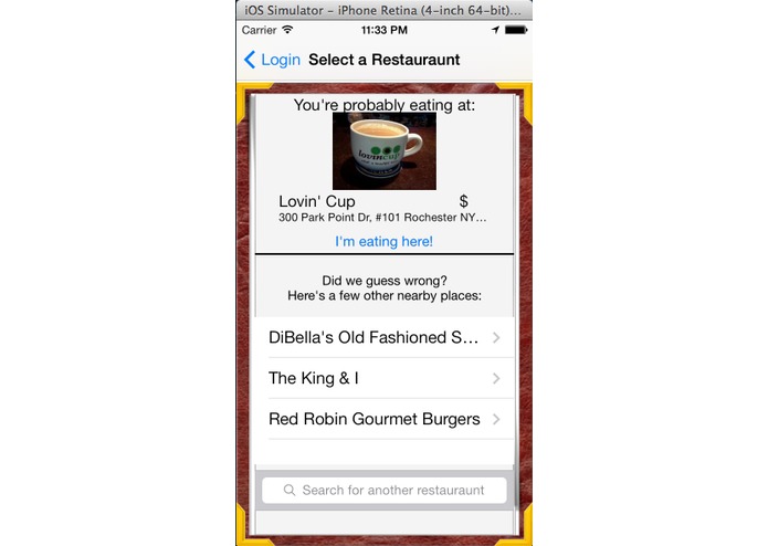 The Diner's Diary – screenshot 1
