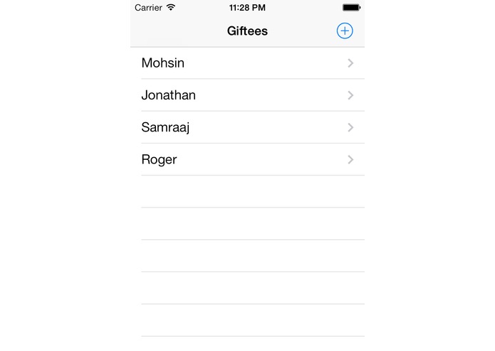 iGiften – screenshot 2
