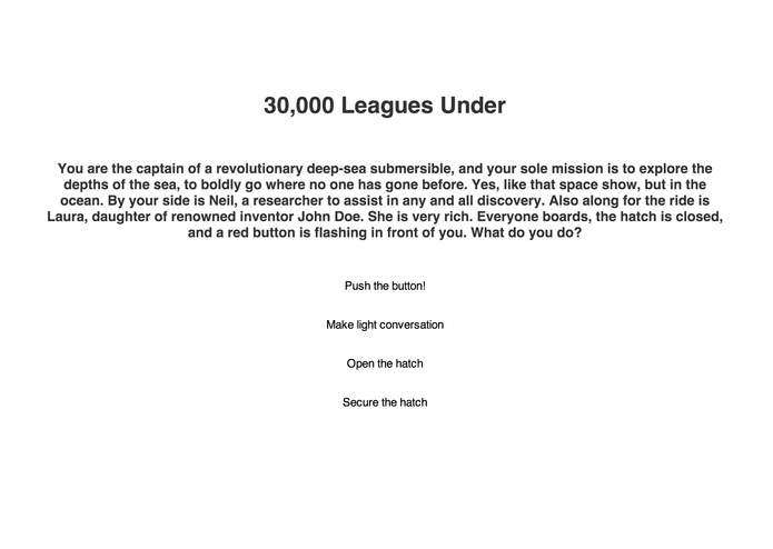 MHacks Text Adventure – screenshot 2