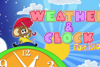 Weather and Clock for kids