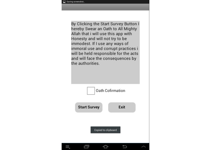 Disaster Survey Management – screenshot 1