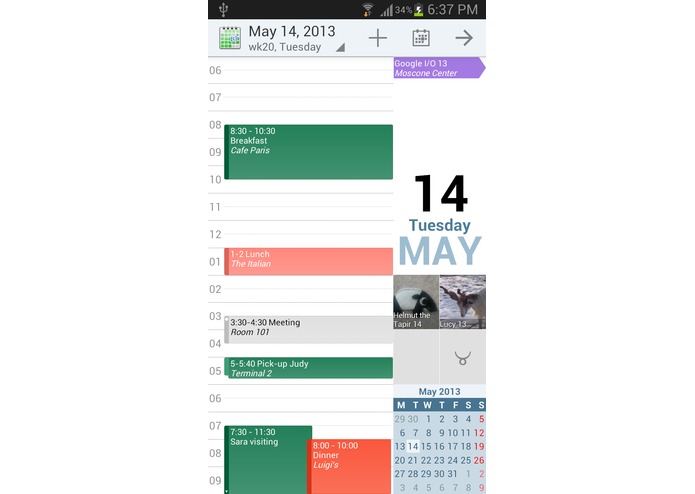 aCalendar+ – screenshot 2