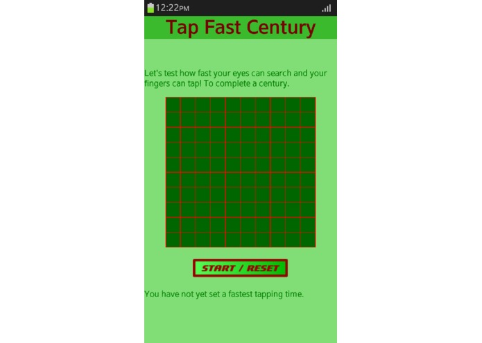 TapFastCentury – screenshot 1