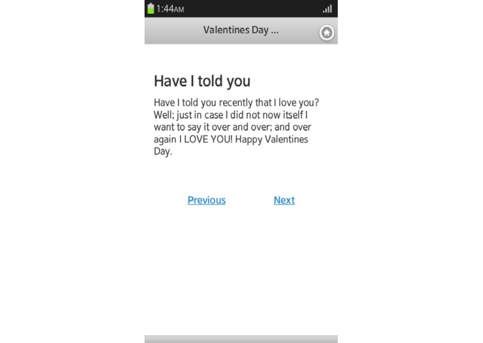 Valentines Day SMS – screenshot 3