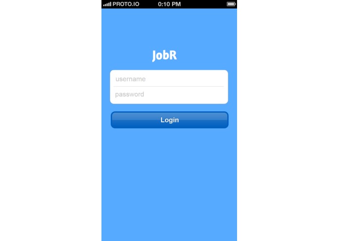 jobR – screenshot 1