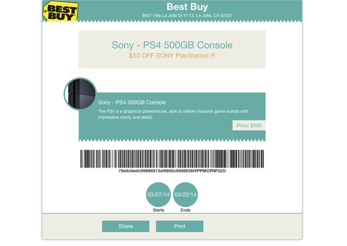 PushPoint Mobile: Mobile Offer & Redemption – screenshot 2