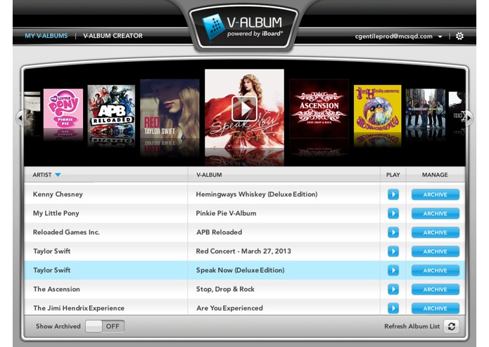V-Album iBoard - Digital Content Sales in Retail. – screenshot 2
