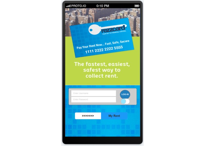 Rezzcard  Mobile - Cash Rent Payments – screenshot 2