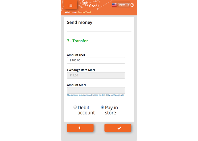 Yezzi. A whole new way to transfer money  – screenshot 3