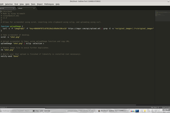 Screenshot to Imgur upload
