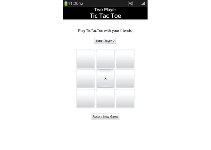 TwoPlayerTicTacToe – screenshot 2