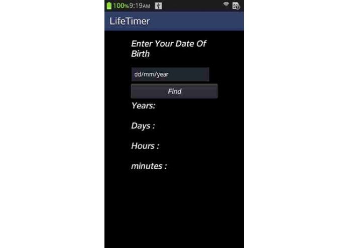 Lifetimer – screenshot 1