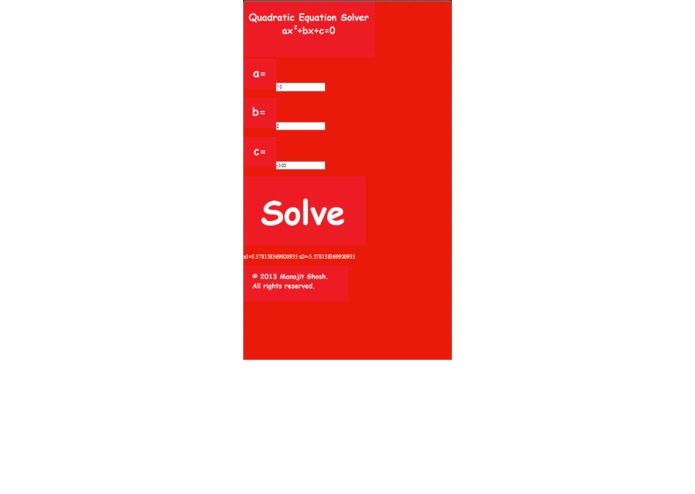 Quadratic Equation Solver – screenshot 6