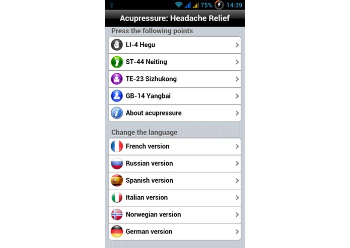 Acupressure: Headache Relief – screenshot 1