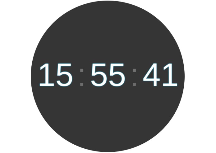 digital clock – screenshot 1