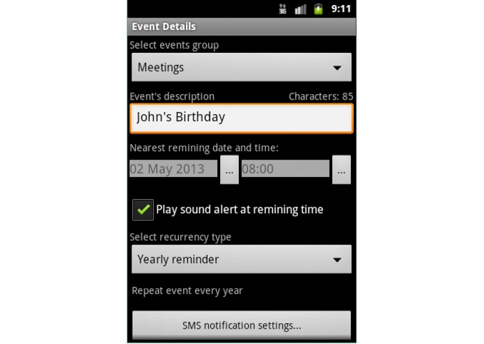 KantalSoft Reminder – screenshot 2
