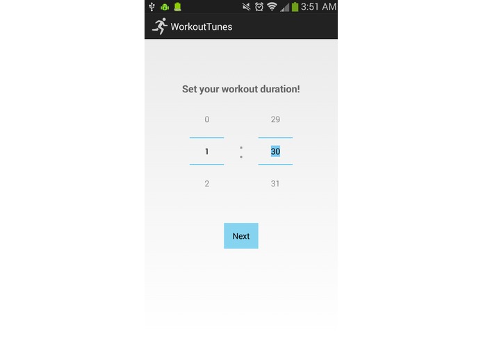 WorkoutTunes – screenshot 2