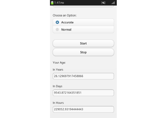 Age Counter – screenshot 3