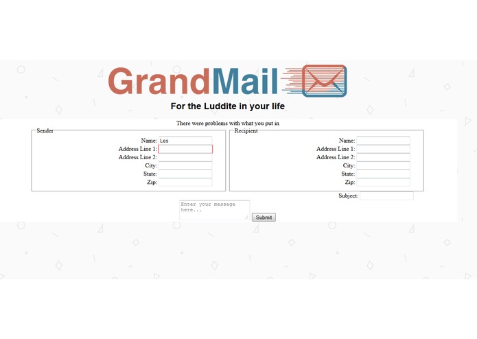 GrandMail – screenshot 1