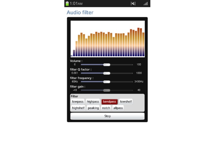 Audio FIlter – screenshot 4