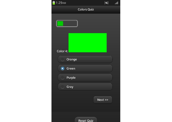 Colors Quiz – screenshot 2