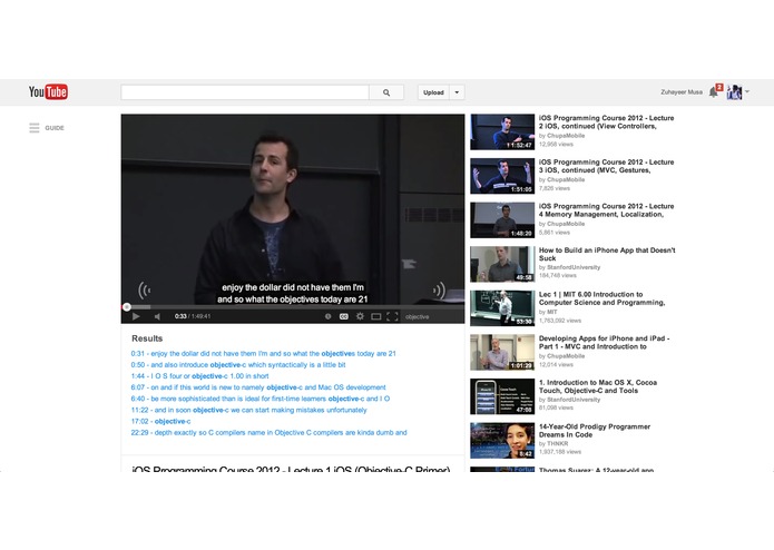 YTFind – screenshot 2