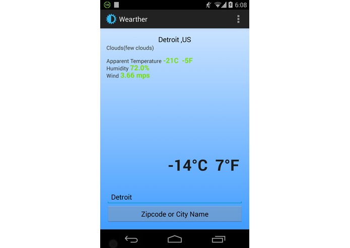 Wearther – screenshot 1