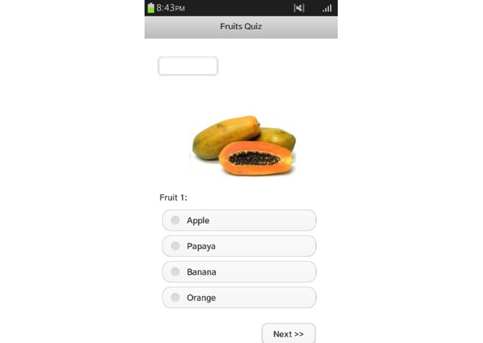 Fruits Quiz – screenshot 1