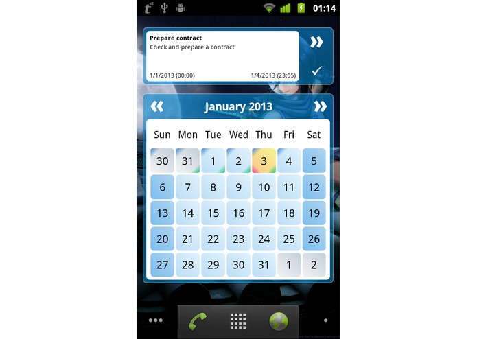 TimeAct To-Do / Tasks List – screenshot 1