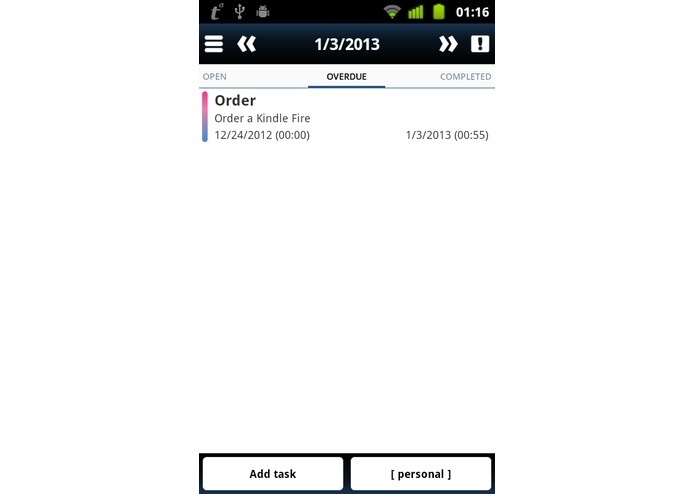TimeAct To-Do / Tasks List – screenshot 5