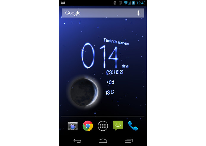 Countdowns, Weather & Clock Live Wallpaper – screenshot 3