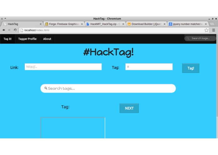 HackTag – screenshot 1