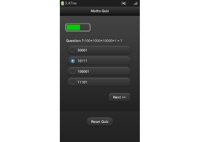 Maths Quiz – screenshot 2